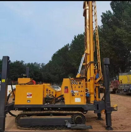 金安区岩石井施工